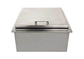 PCM 260 Series 18-Inch Drop-In Ice Bin Cooler With Condiment Tray - RO BBQ | BBQ-260-18D