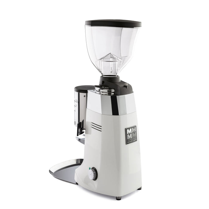 Mazzer  REFURBISHED Robur S Manual Doser Commercial Espresso Grinder - White MAZROBURSAUTO-WHITE-REFURB