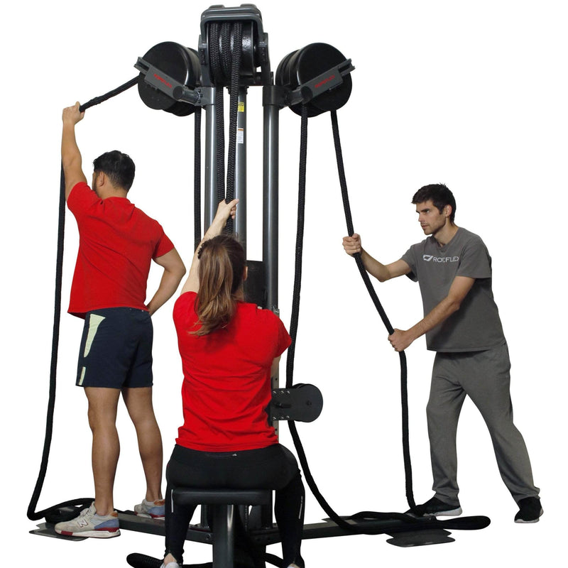 Ropeflex RX2500T Tri-Station Oryx Vertical Rope Pulling Machine (45-1005T)