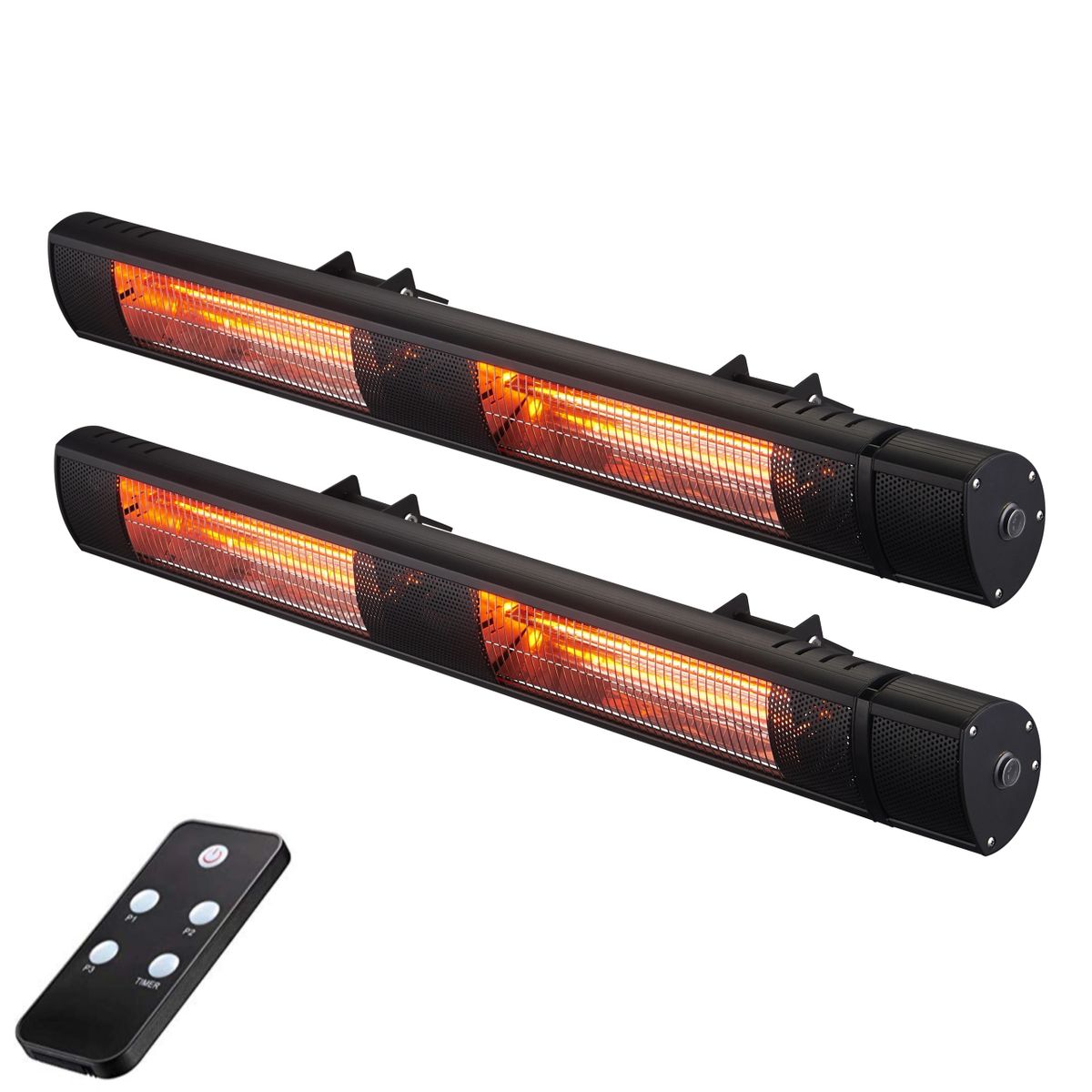 Radtec Two Pack: G30R - 38" Golden Tube Electric Patio Heaters (3000W/220V) G30R - 31