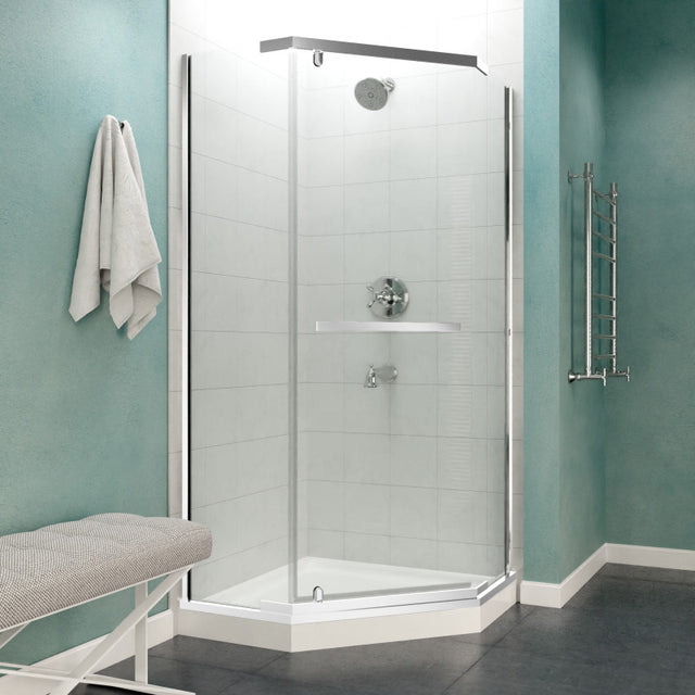 ANZZI Castle Series 49 in. x 72 in. Semi-Frameless Shower Door with TSUNAMI GUARD  SD-AZ056-01BN