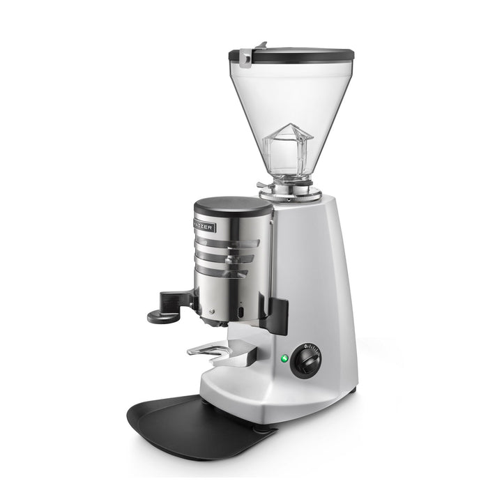 Mazzer Super Jolly V Up w/ Timer Switch Manual Doser Espresso Grinder - Black MAZSUPJVUSBLK