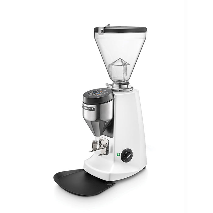 Mazzer  Super Jolly V Up Electronic Espresso Grinder - White MAZSUPJVUEWHT