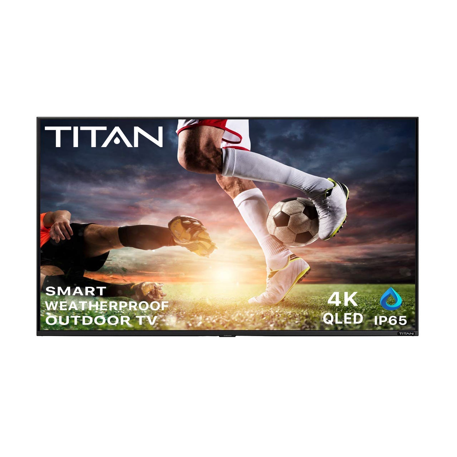 Titan Weatherproof Outdoor TV Full Sun S-200 QLED 4K Smart TV Powered By Samsung Tizen SmartThings