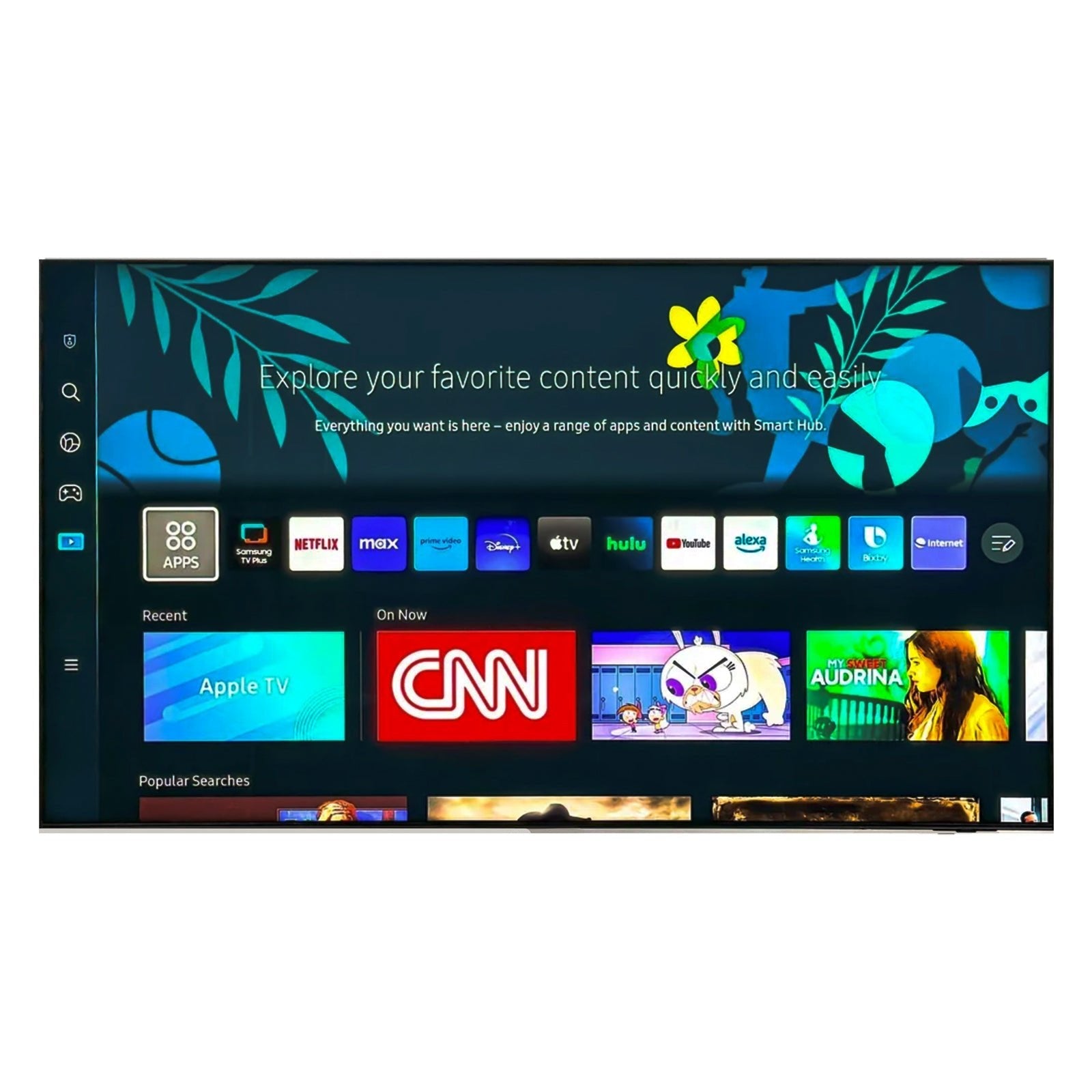 Titan Weatherproof Outdoor TV Full Sun S-300 QLED 4K Smart TV Powered By Samsung Tizen SmartThings