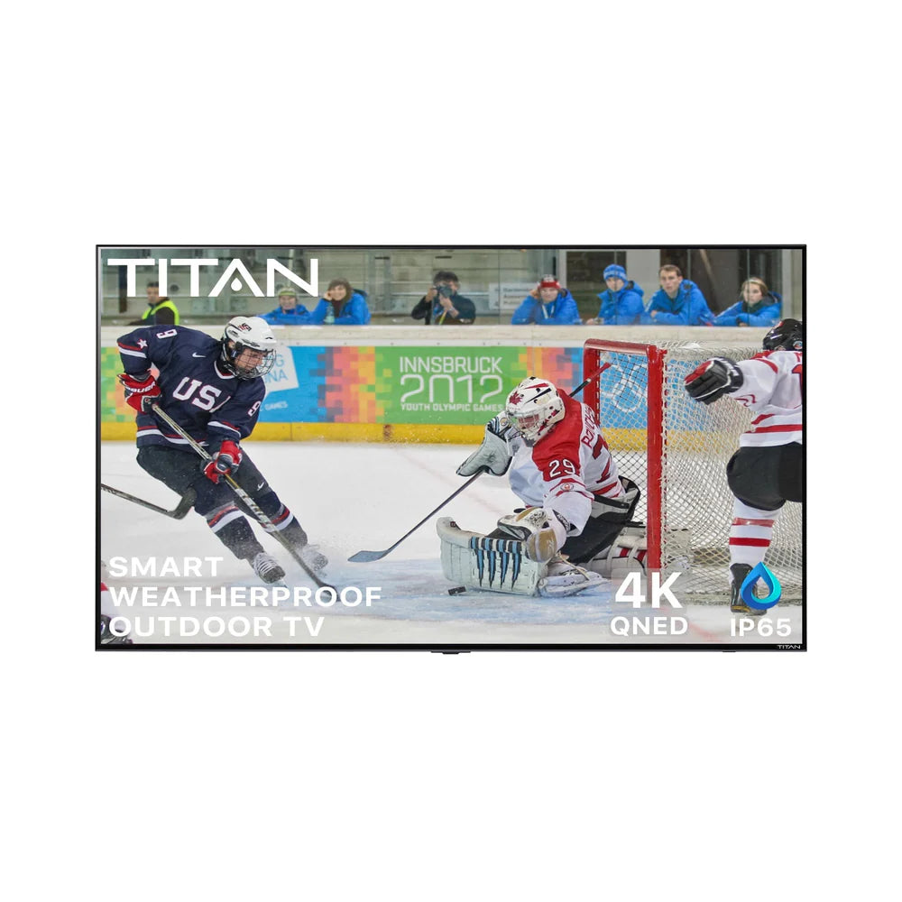 Titan Weatherproof Outdoor TV Full Sun L-200 QNED 4K Smart TV Powered By LG WebOS