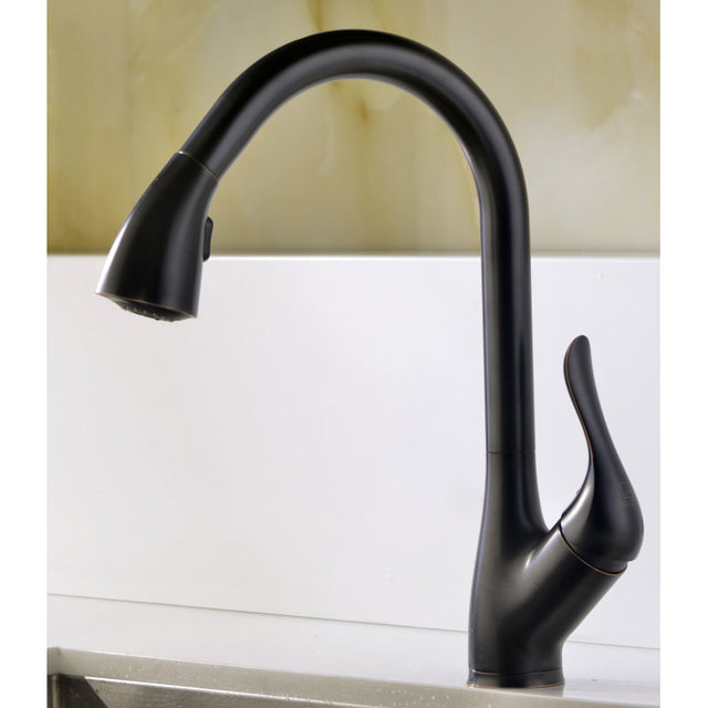 ANZZI Elysian Farmhouse 36 in. Kitchen Sink with Accent Faucet KAZ3620-031O