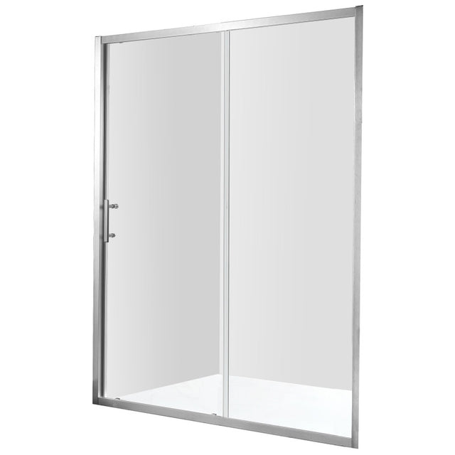 ANZZI 48 in. x 72 in. Framed Shower Door with TSUNAMI GUARD in Brushed Nickel SD-AZ052-01BN-R