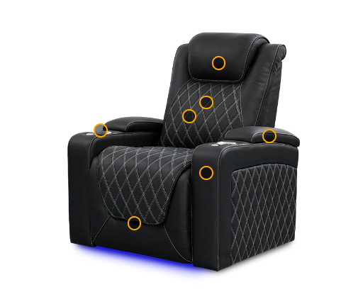 Valencia D-BOX Haptic+ Oslo Ultimate Luxury Edition 1 Single Seating