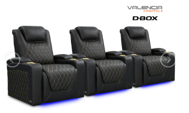 Valencia D-BOX Haptic+ Oslo Ultimate Luxury Edition 3 Single Seatings