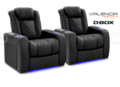 Valencia D-BOX Haptic+ Tuscany Ultimate Luxury Edition 2 Single Seatings