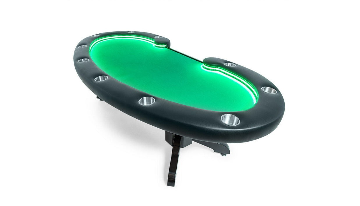 BBO Lumen HD 102" LED 11 Player Poker Table 2BBO-LUM