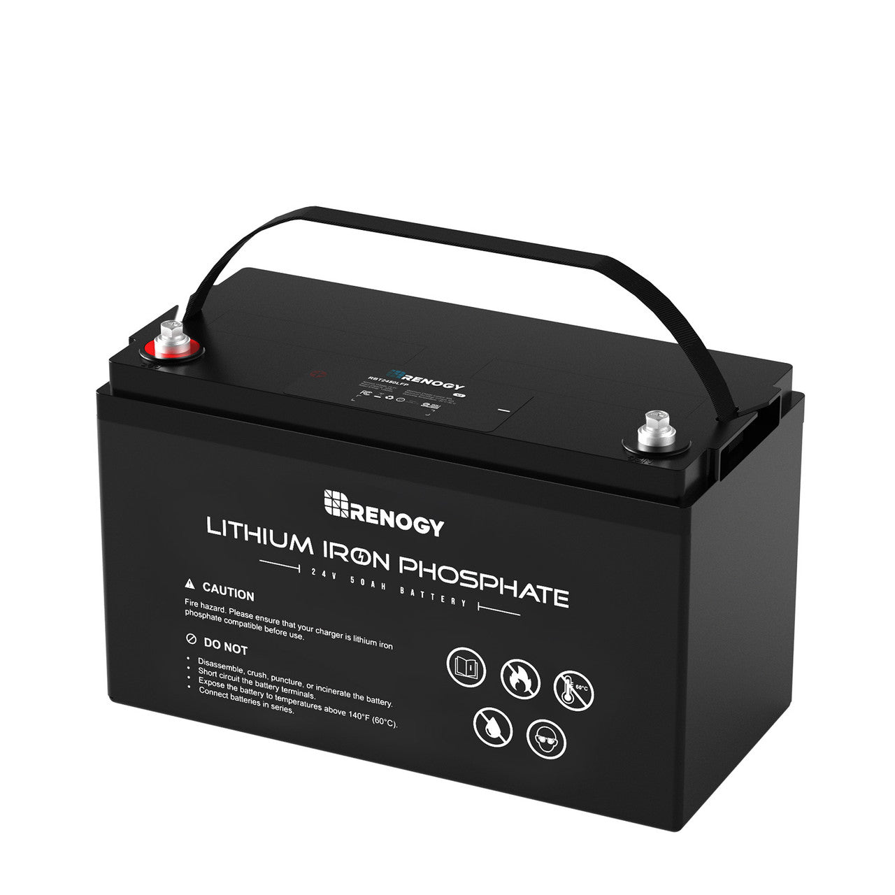 Renogy  24V 50Ah Lithium Iron Phosphate Battery RBT2450LFP-US