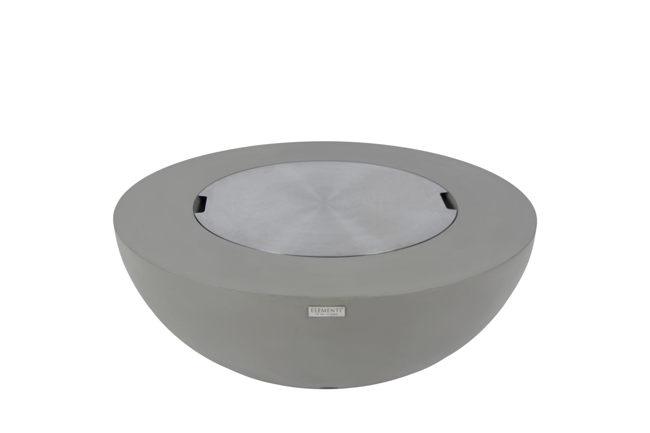 Elementi Lunar Bowl Fire Table Light Gray OFG101