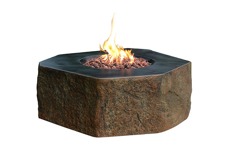 Elementi Columbia Concrete GAS Fire Pit Table OFG105