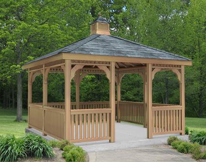 Fifthroom Cedar Rectangular Gazebo