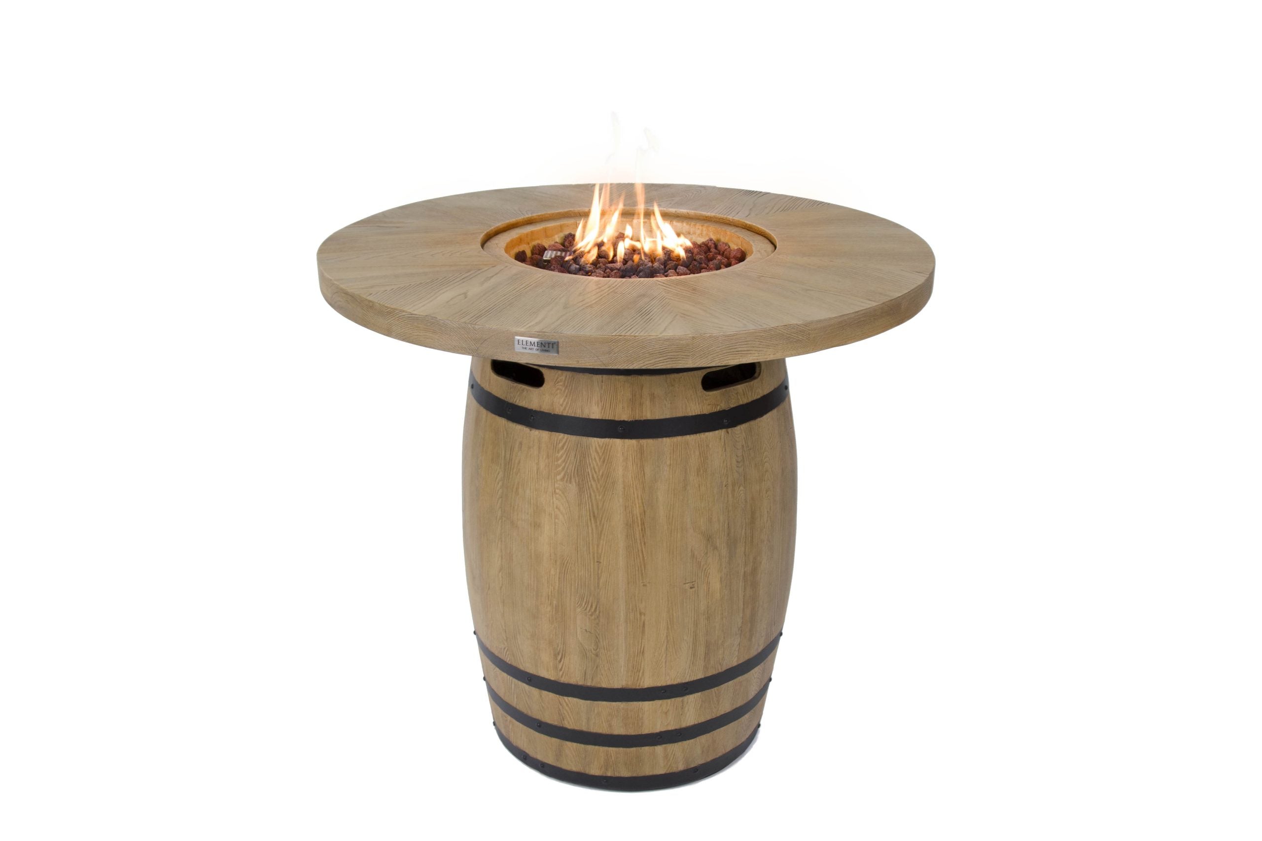 Elementi Lafite Barrel Fire Table OFG225