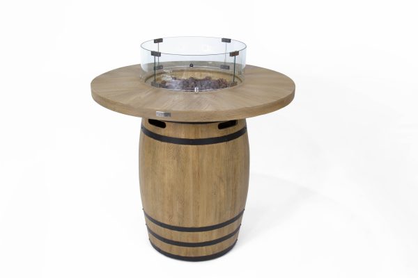 Elementi Lafite Barrel Fire Table OFG225