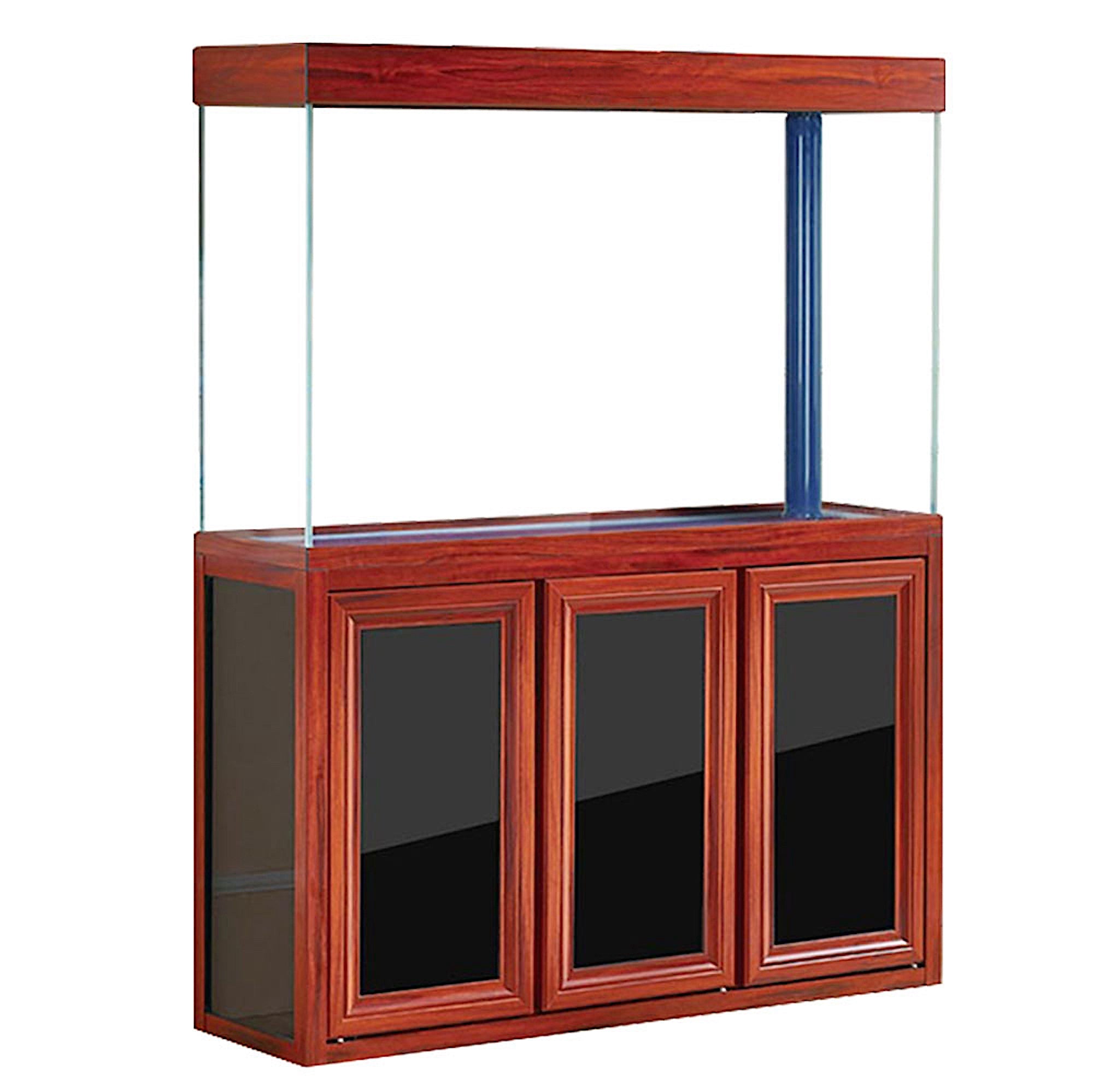 Aqua Dream 175 Gallon Tempered Glass Aquarium Redwood AD-1560-RW