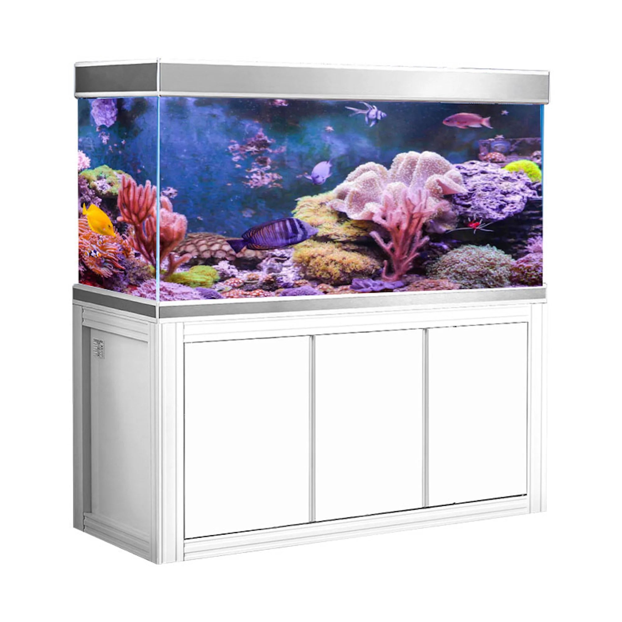 Aqua Dream 230 Gallon Tempered Glass Aquarium Silver Edition AD-1760-WS