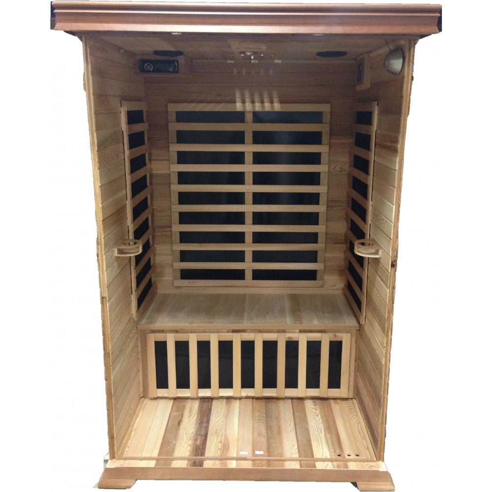 Sunray Cedar 2-Person Sierra Infrared Sauna HL200K