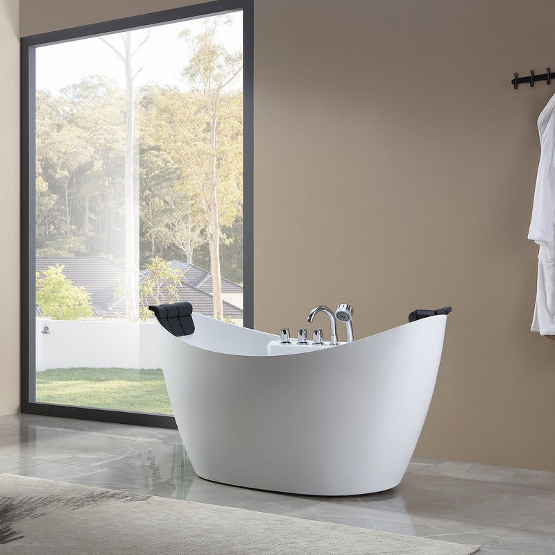 Empava Whirlpool Freestanding Acrylic Bathtub