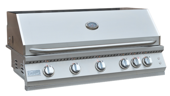 Kokomo Grills 40” Professional Built in Gas Grill (5 Burner/Back Burner)  KO-BAK5BG-PRO-LP