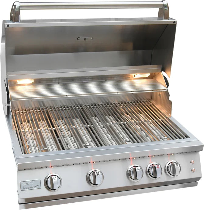 Kokomo Grills 32” Professional Built in Gas Grill 4 Burner/Back Burner KO-BAK4BG-PRO-LP