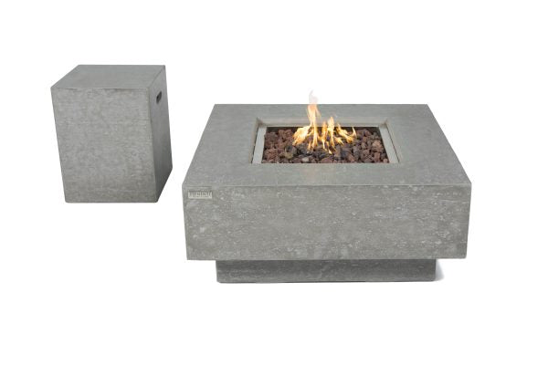 Elementi Manhattan Fire Table 13.2KW Light Gray OFG103LG