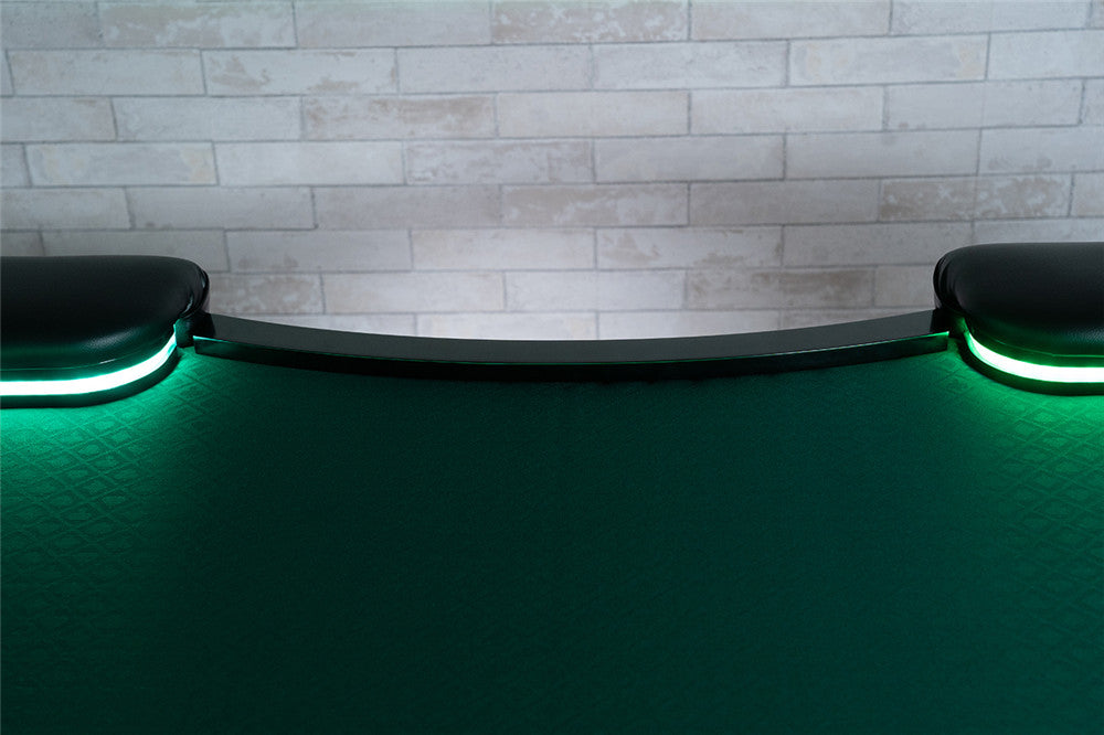 BBO Aces Pro Alpha 96.5" LED 11 Player Poker Table 2BBO-APA