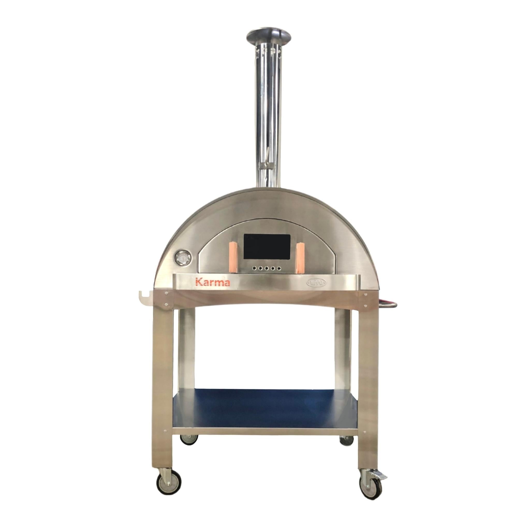 WPPO Professional Wood Fired Oven, Karma 42 304 Stainless Steel