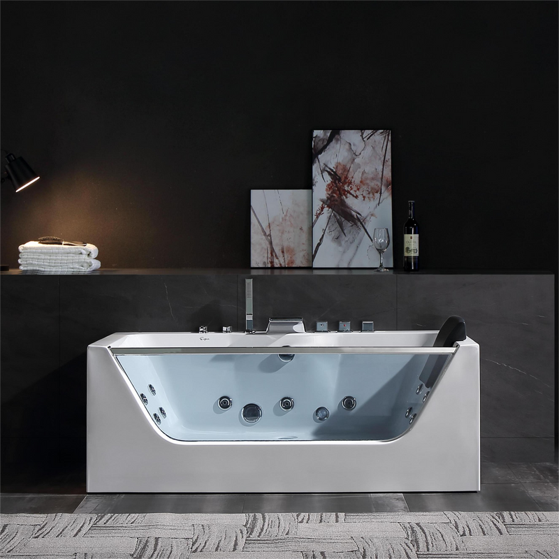 Empava Whirlpool Waterfall Faucet Hydromassage Bathtub