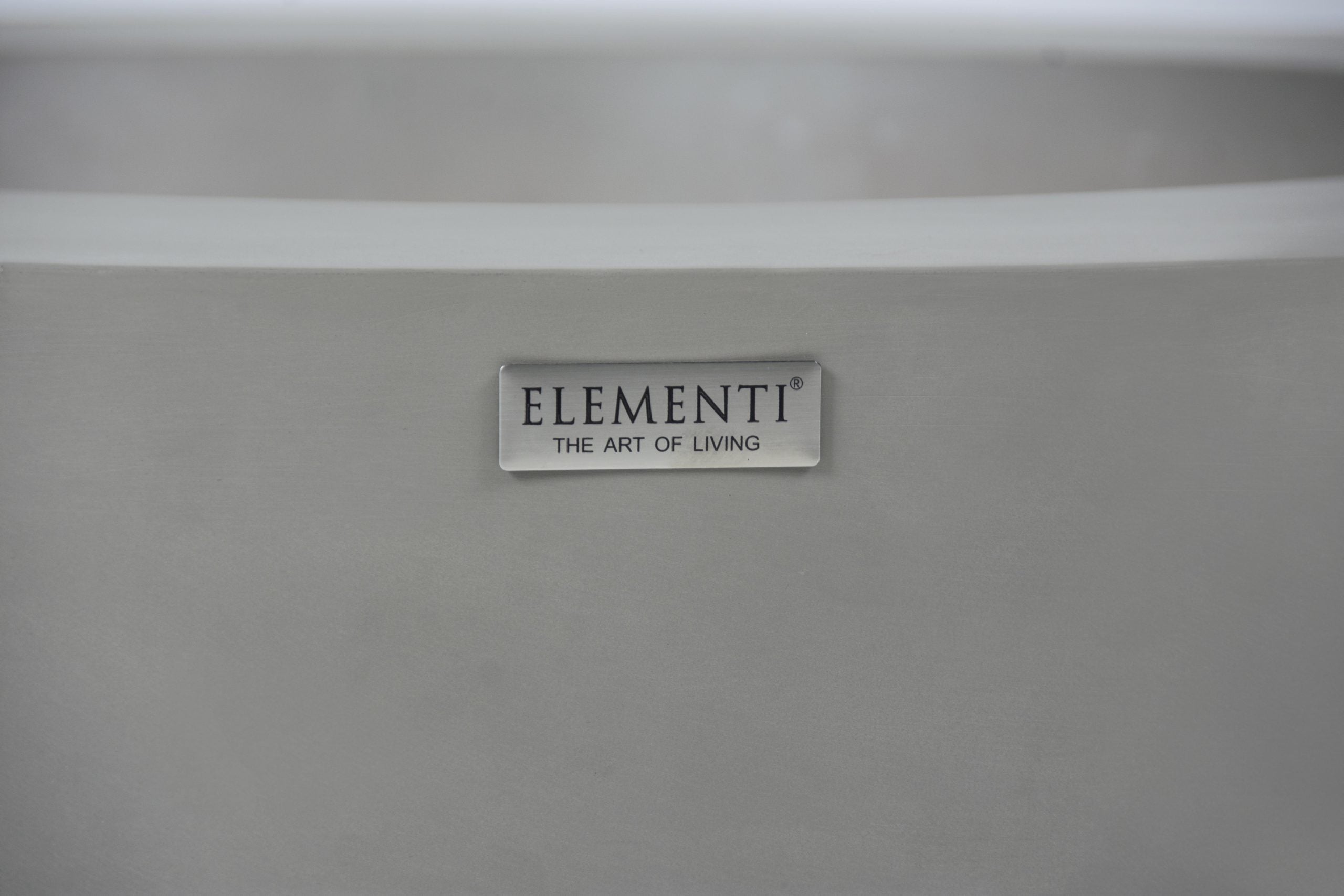 Elementi Lunar Bowl Fire Table Light Gray OFG101