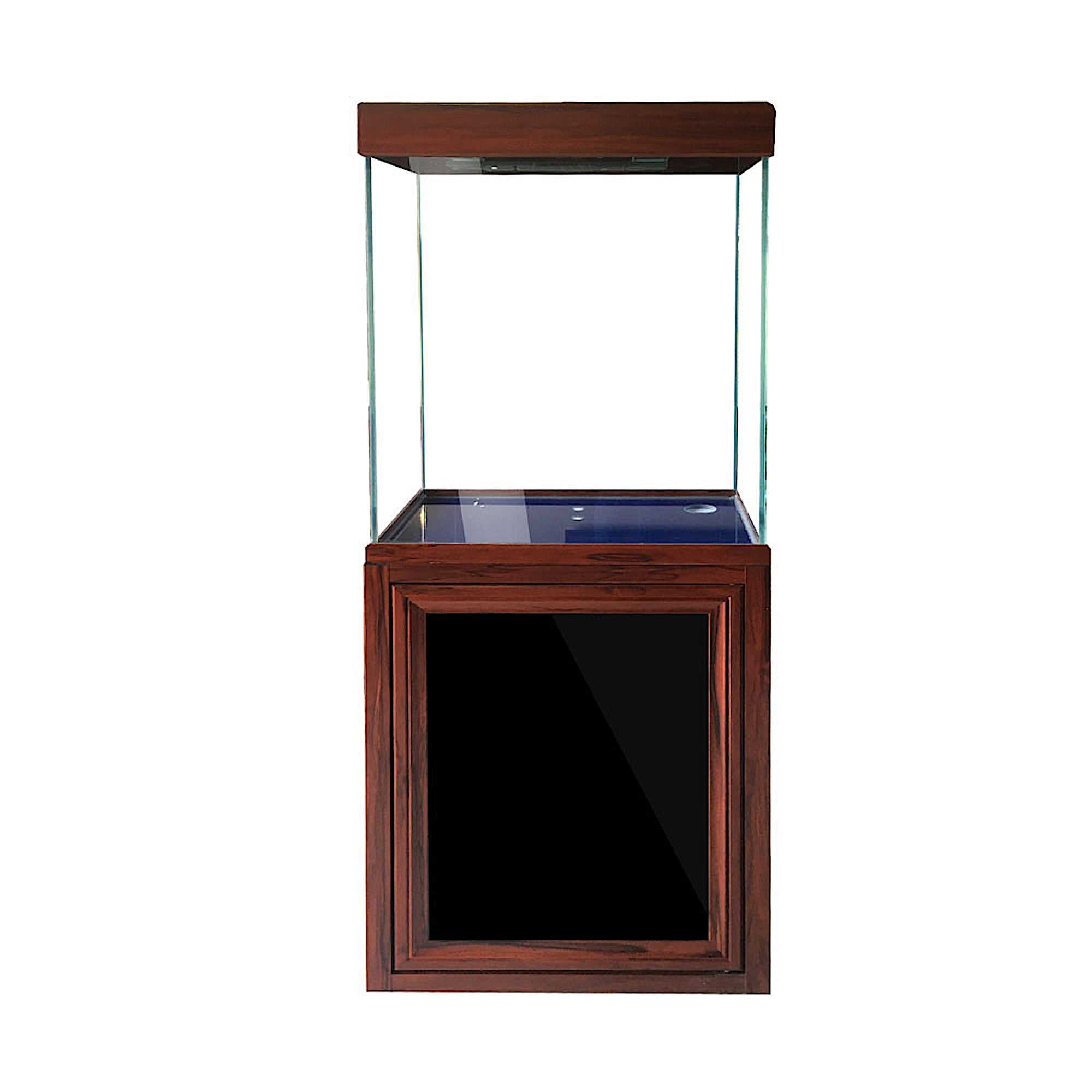 Aqua Dream 40 Gallon Tempered Glass Aquarium Redwood AD-620-RW