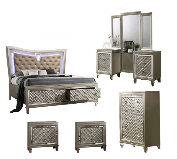 BQF Venetian Full Bedroom Set VEN-CK3