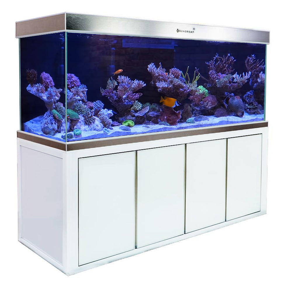 Aqua Dream 260 Gallon Aquarium White and Silver AD-1980-WS