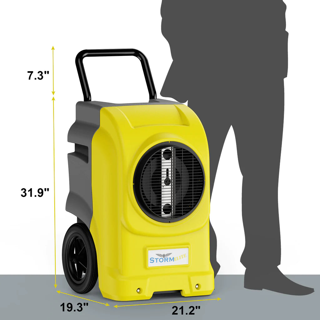 AlorAir 270 Pints Commercial Dehumidifier, Storm Elite-Yellow-WIFI, X0037KT0LL