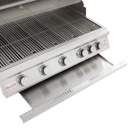 Blaze Premium LTE 40-Inch 5-Burner Built-In Natural Gas Grill With Rear Infrared Burner & Grill Lights BLZ-5LTE2