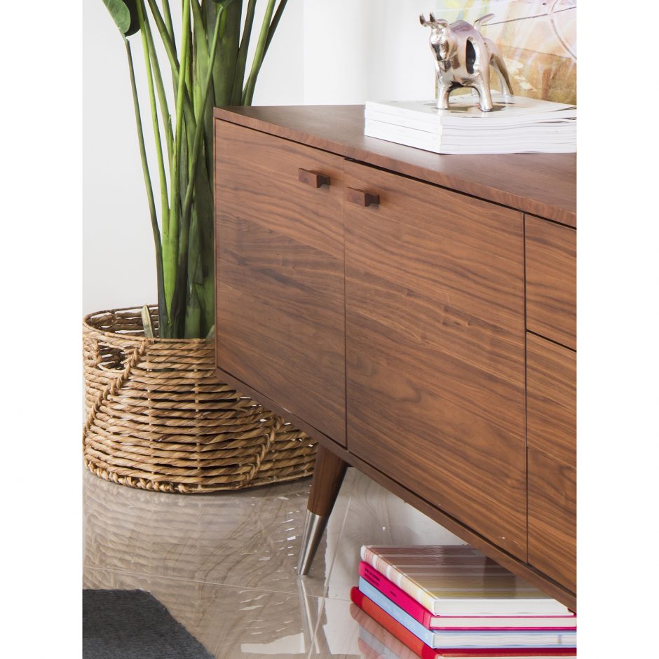 Moes Home Collection Sienna Sideboard Walnut Large CB-1024-03