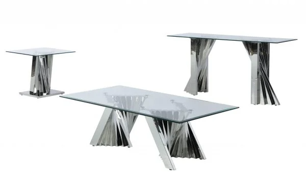 BQF High End Glass Coffee Table Set CT01-02-03