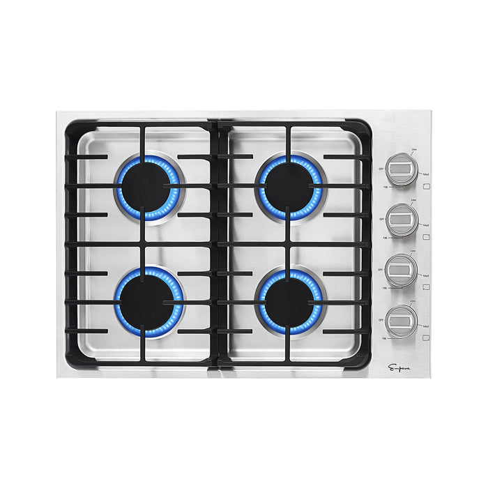 Empava 30GC33 30 in. Built-in Stainless Steel Gas Cooktop