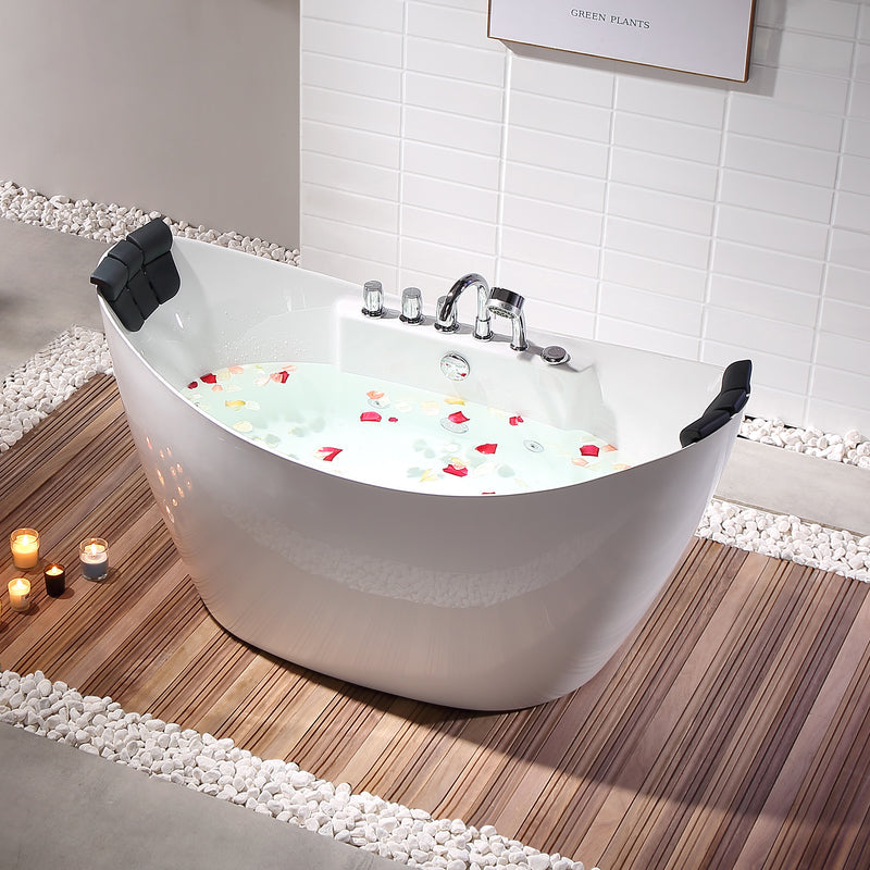 Empava Whirlpool Freestanding Acrylic Bathtub