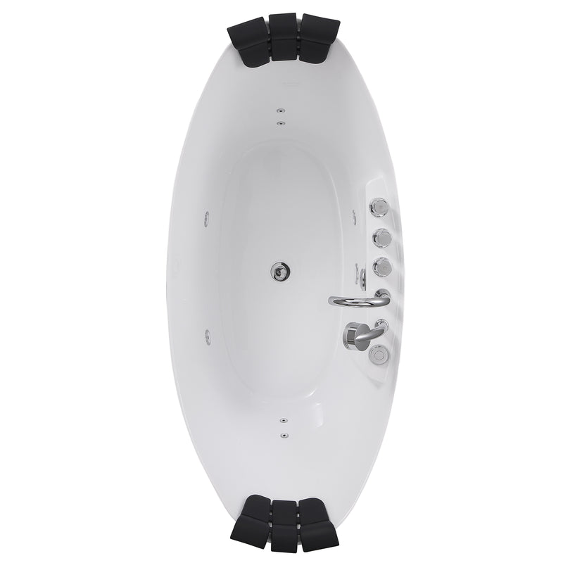 Empava Whirlpool Freestanding Acrylic Bathtub