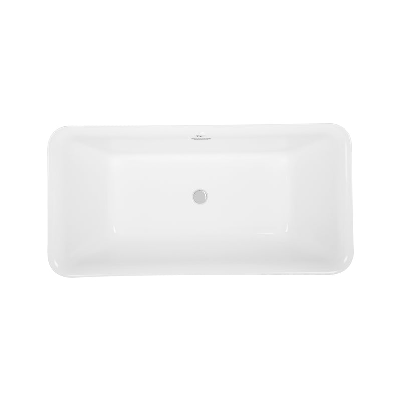 Empava-59FT1511 59 in. Soaking Freestanding Bathtub