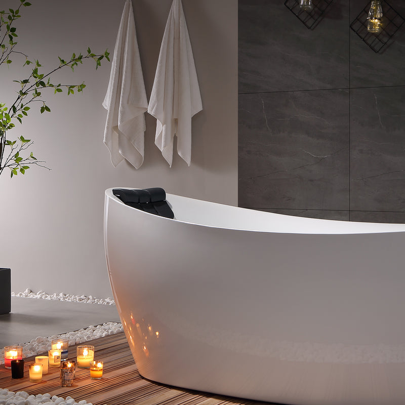 Empava-67AIS02 67 in. Whirlpool Freestanding Bathtub