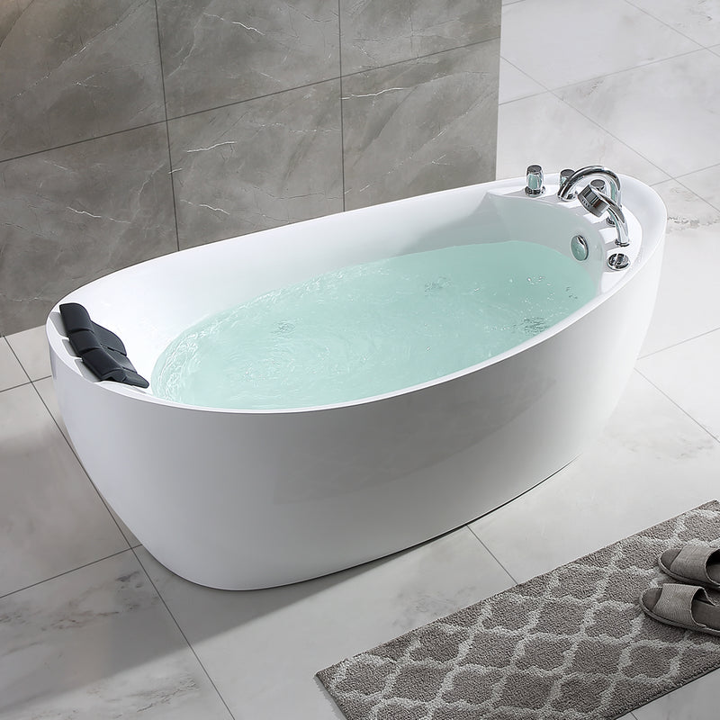 Empava-67AIS02 67 in. Whirlpool Freestanding Bathtub