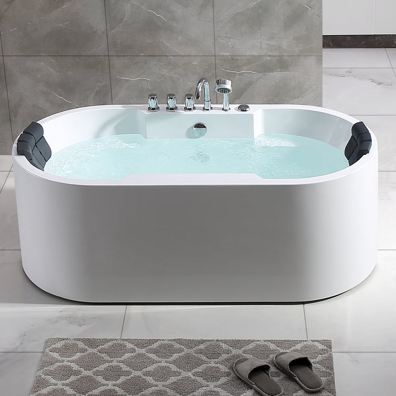 Empava-67AIS17 67 in. Whirlpool Acrylic Freestanding Bathtub