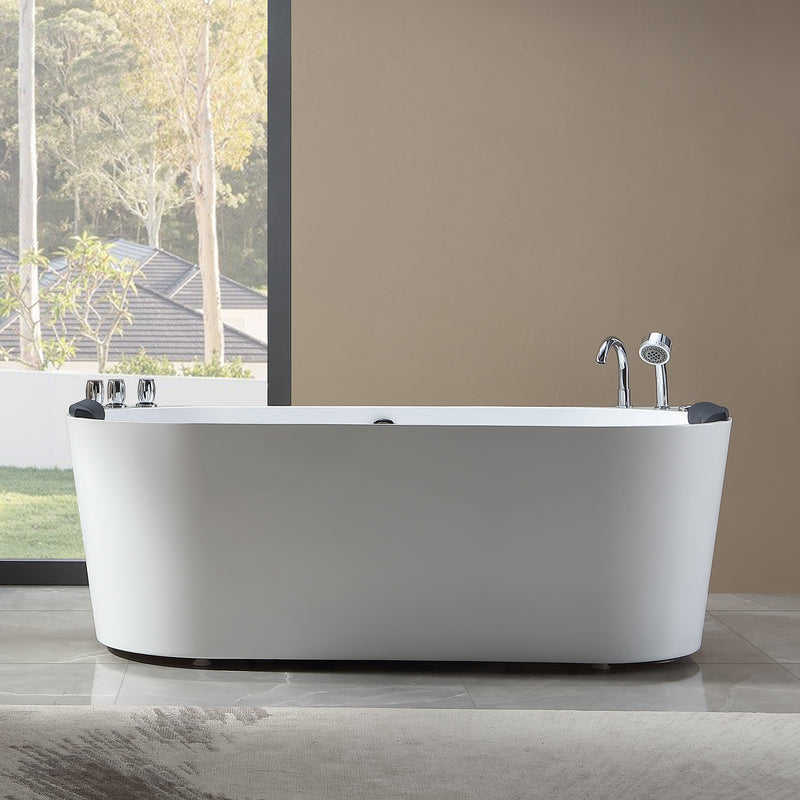 Empava Luxurious Whirlpool Acrylic Alcove Bathtub