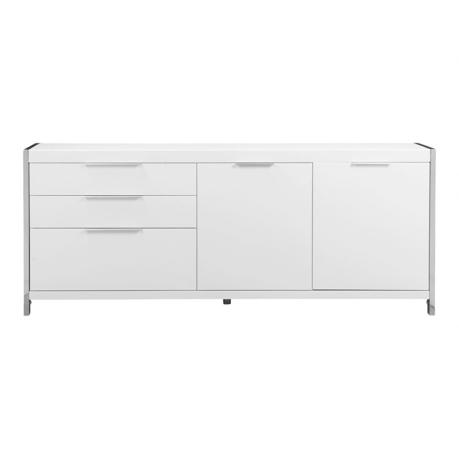 Moes Home Collection Neo Sideboard White ER-1118-18