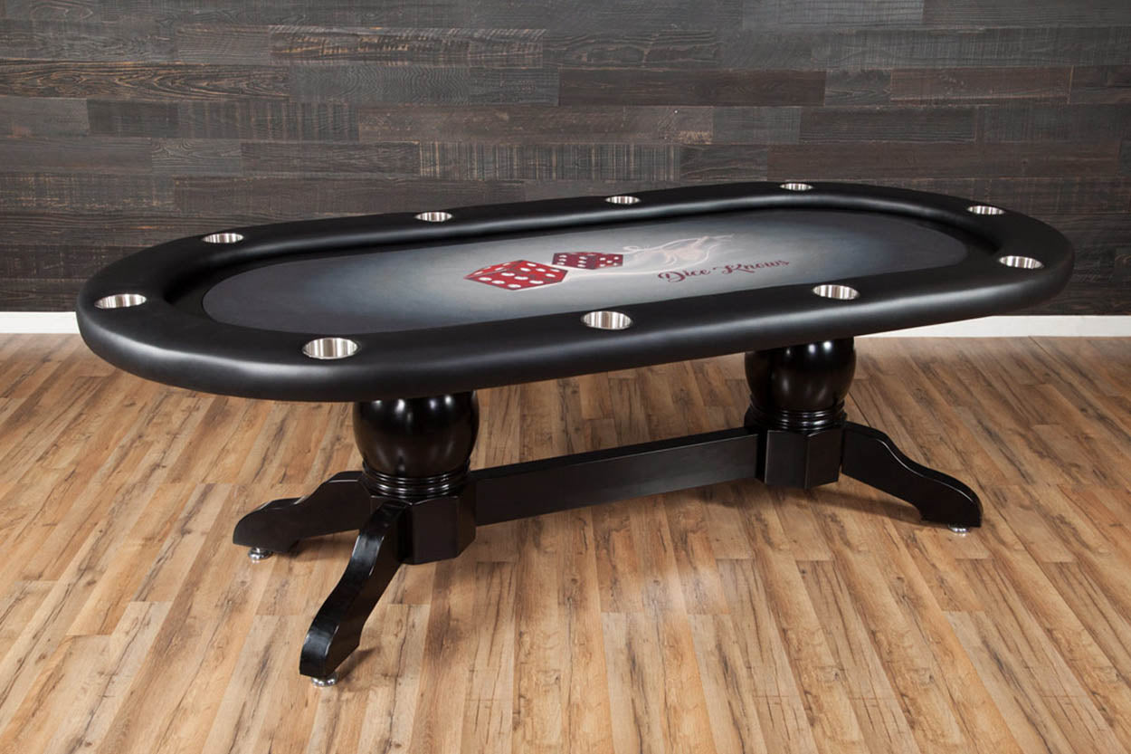 BBO Elite Classic 94" 10 Player Poker Table With Dining Top 2BBO-ELT